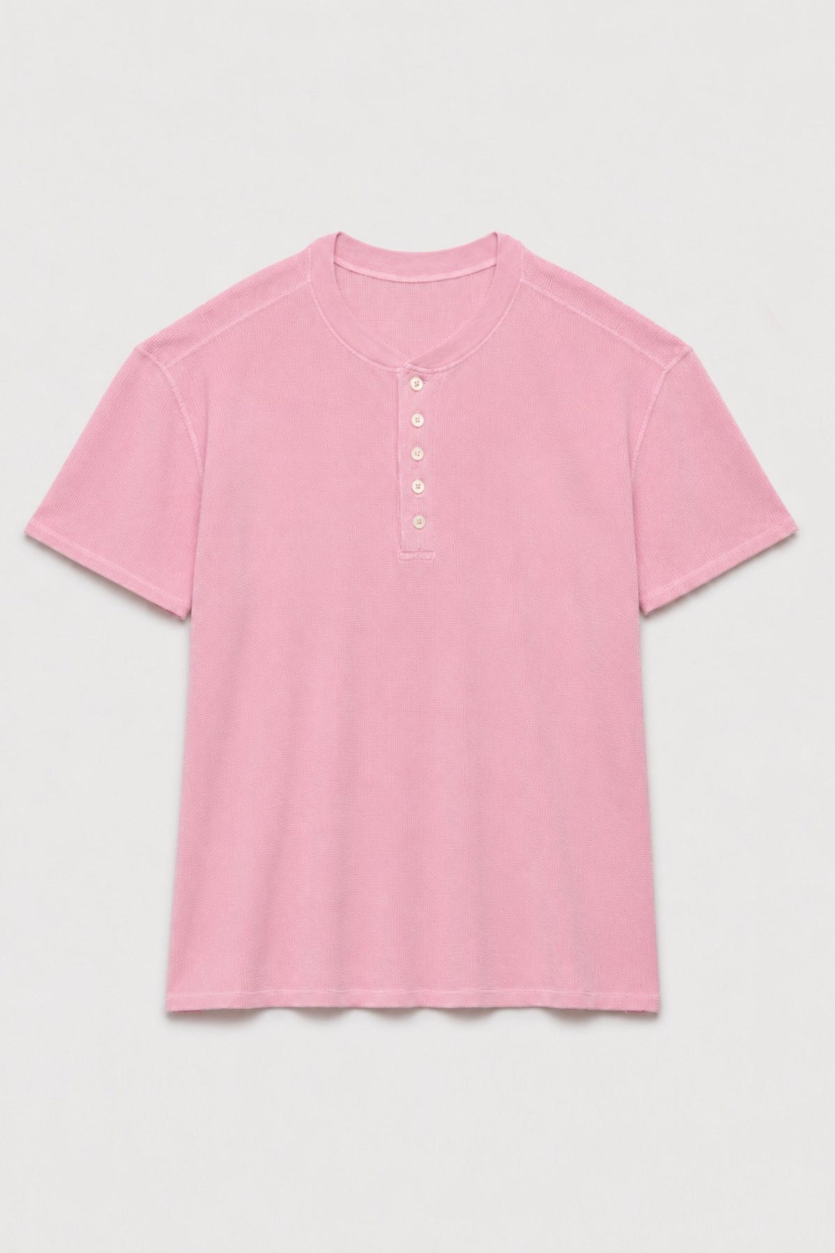 LAC-Dyed Waffle Henley-Top in naturally dyed fabric by AGA Nature