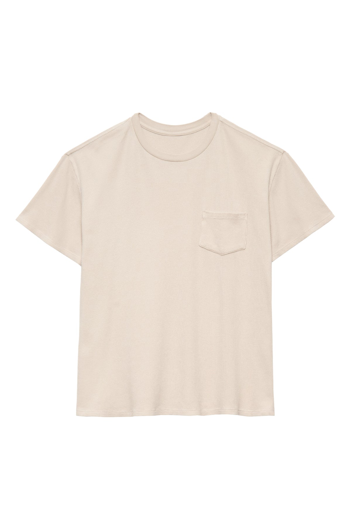 Walnut-Dyed Waffle Pocket-Tee — Pure Renee project reference by AGA Nature