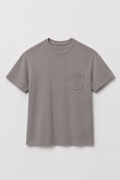Myrobalan Dyed Cotton-Modal Waffle Pocket T-Shirt