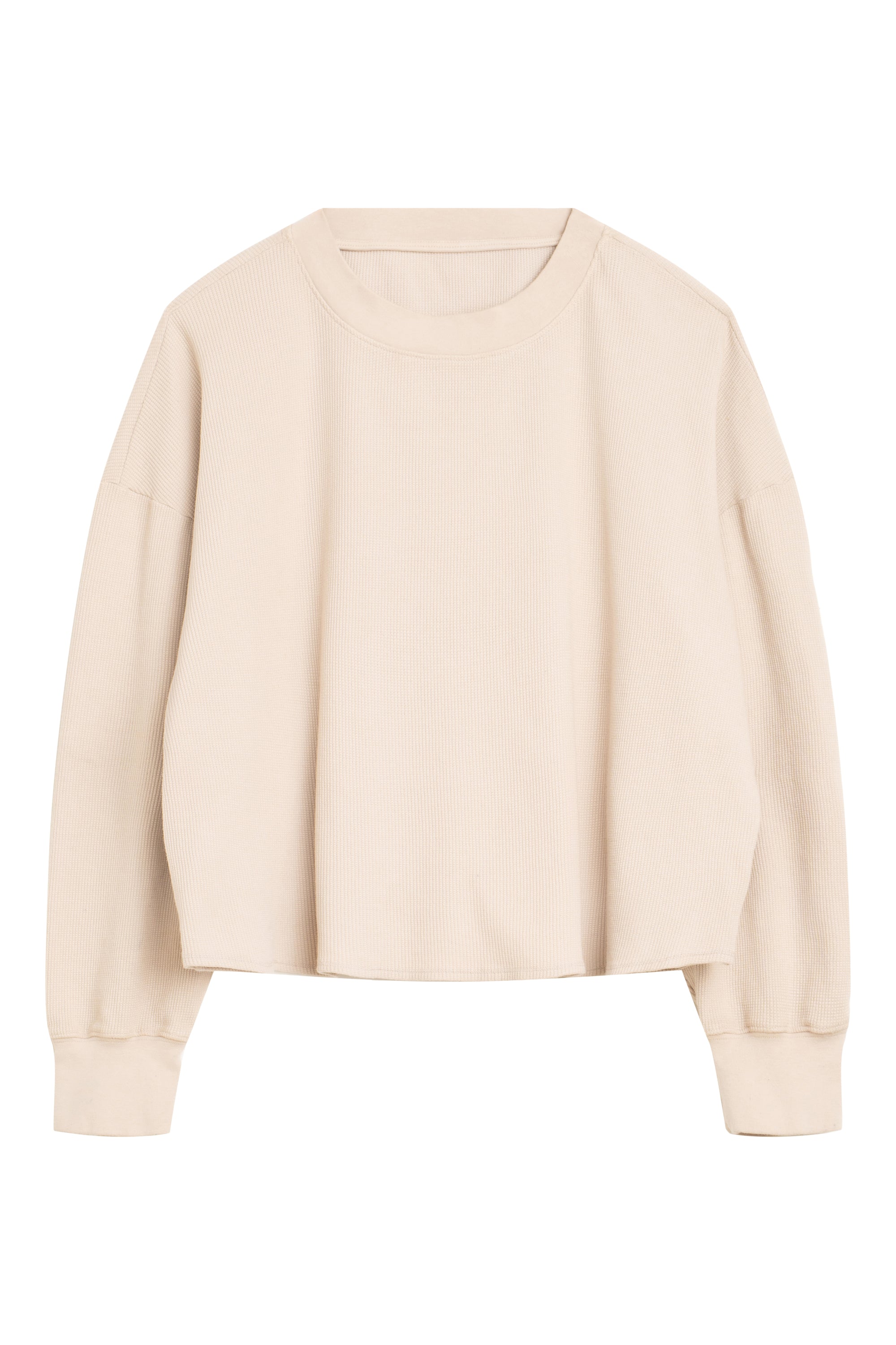 Walnut Hull Dyed Cotton Modal Waffle Top