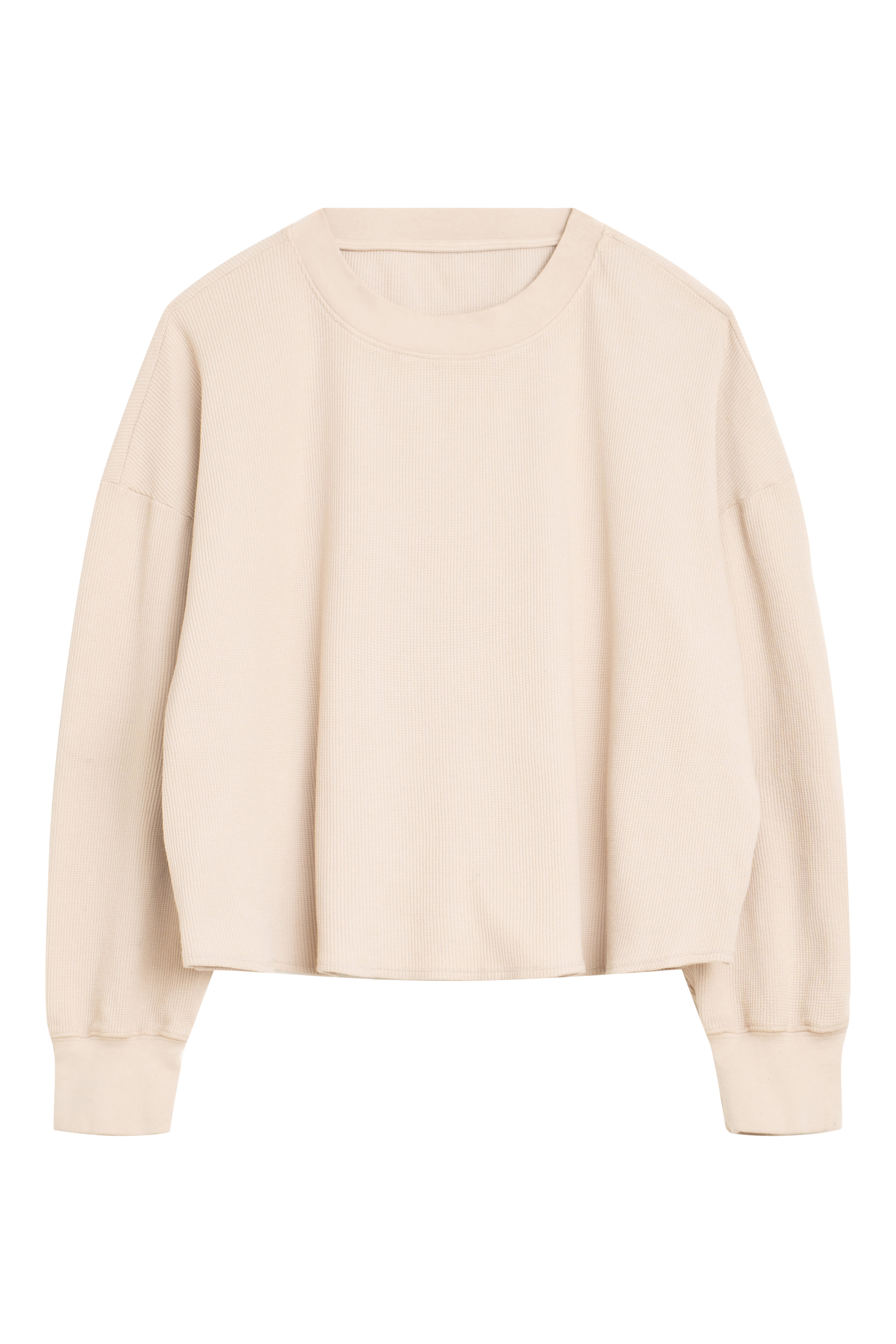 Walnut Hull Dyed Cotton Modal Waffle Top