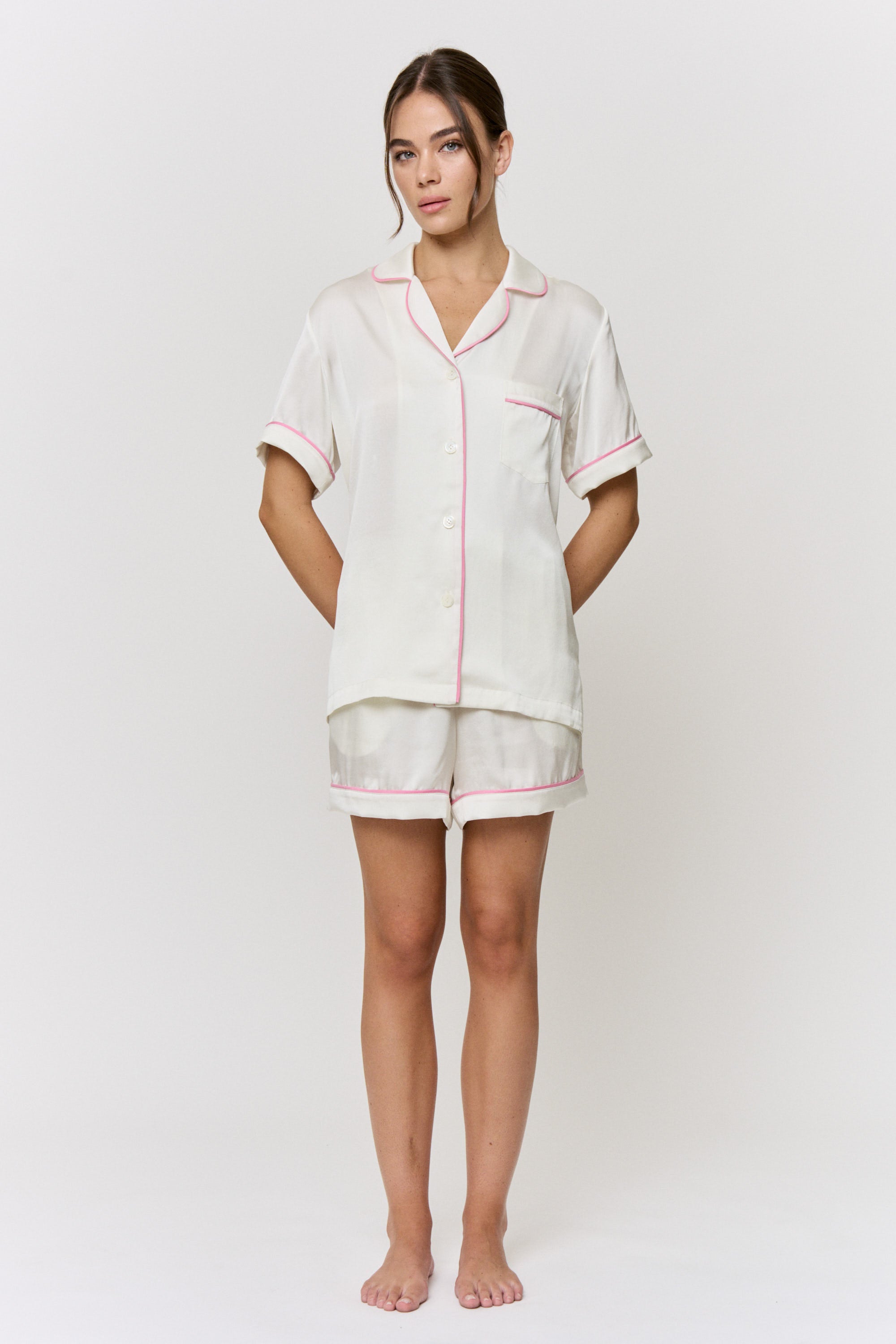 Undyed Amelie Silk Pajama Set