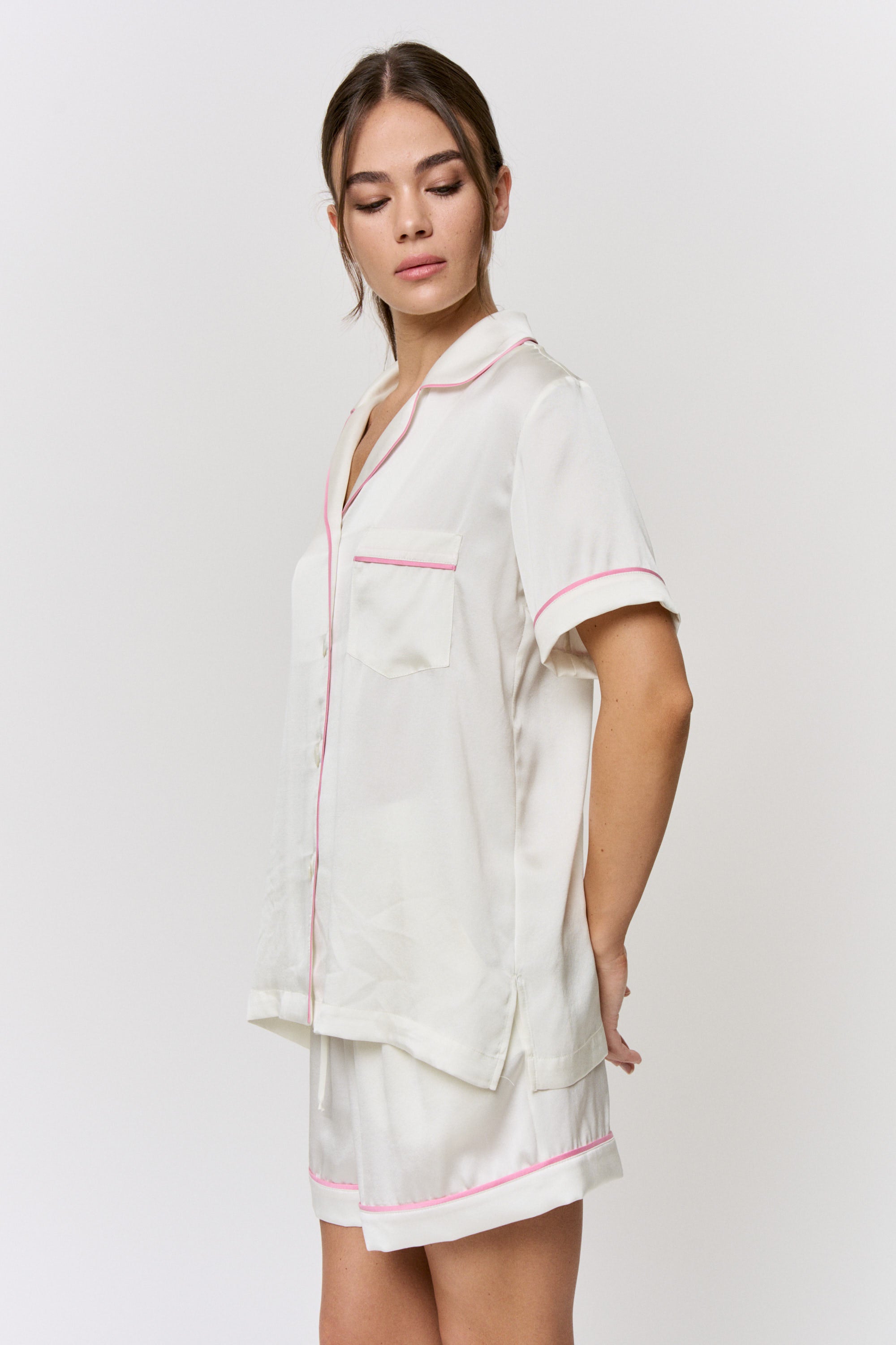 Undyed Amelie Silk Pajama Set