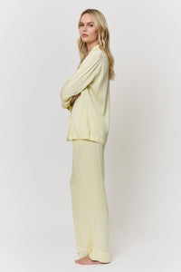 Red Onion-Dyed Silk Lounge-Set in naturally dyed fabric by AGA Nature