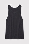 Myrobalan-Dyed Waffle Tank-Top