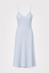 Red Cabbage-Dyed Silk Midi-Slip Dress — Pure Renee project reference by AGA Nature