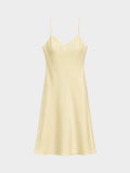 Red Onion-Dyed Silk Midi-Slip Dress