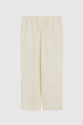 Pomegranate-Dyed Linen Pajama Pants