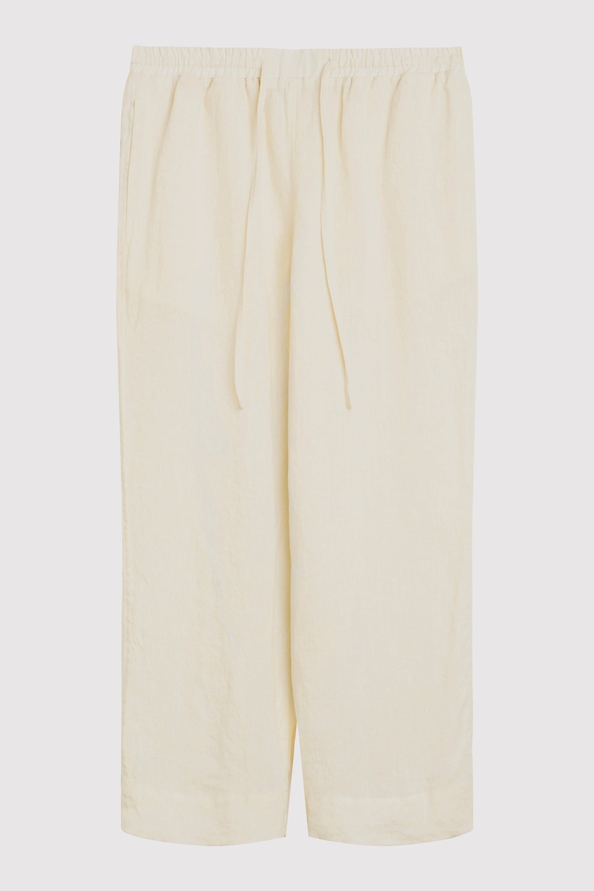Pomegranate-Dyed Linen Pants