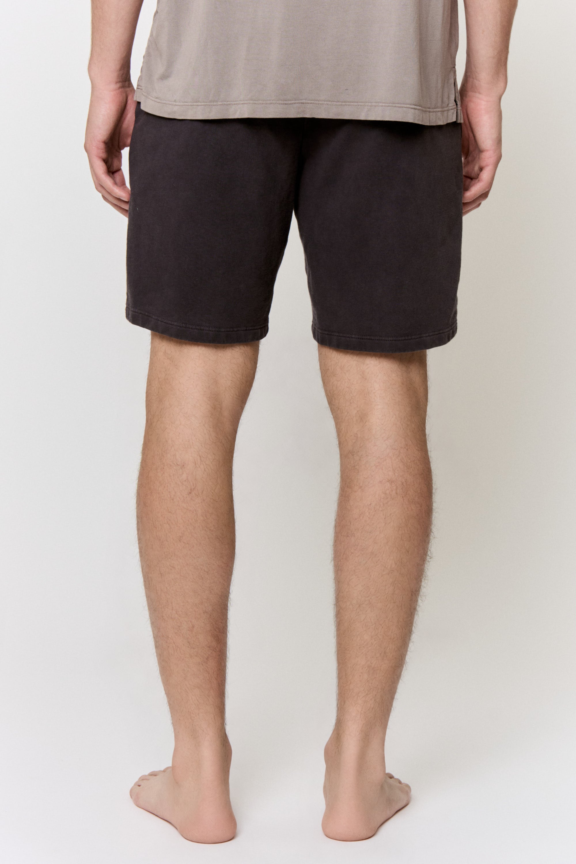 Myrobalan-Dyed French Terry Drawstring Short in naturally dyed fabric by AGA Nature