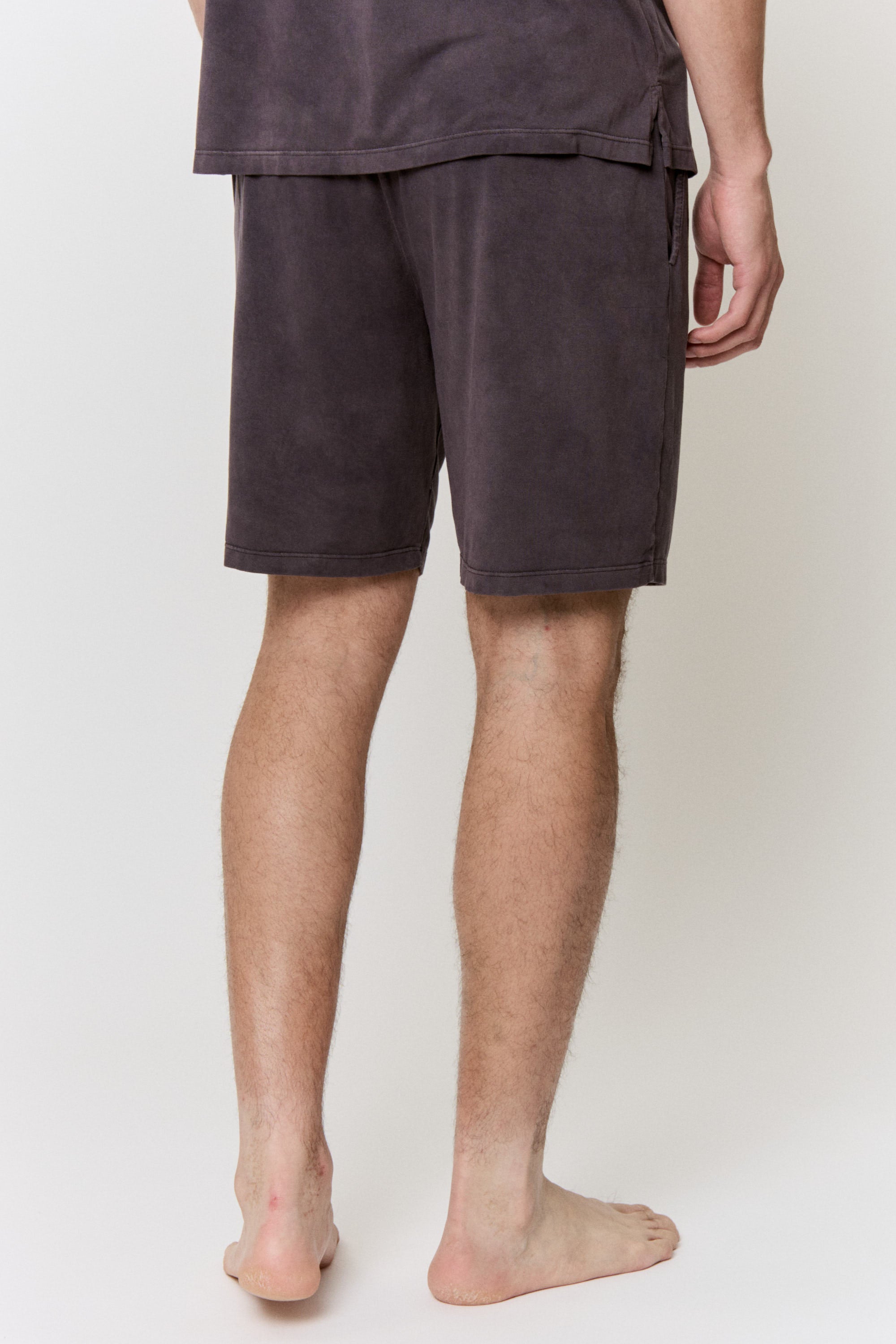 Myrobalan-Dyed Modal Drawstring Short in naturally dyed fabric by AGA Nature