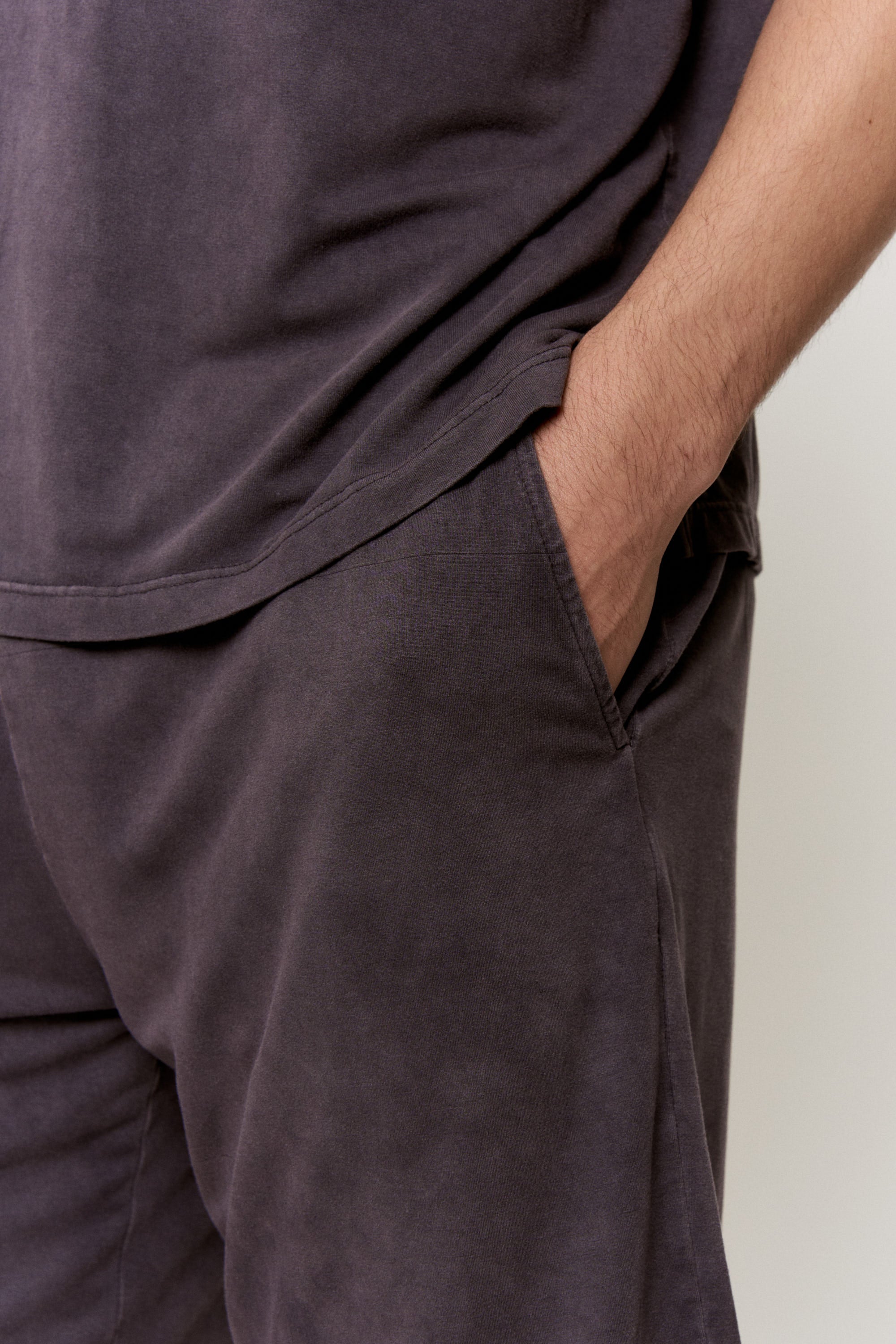Myrobalan-Dyed Modal Drawstring Short in naturally dyed fabric by AGA Nature