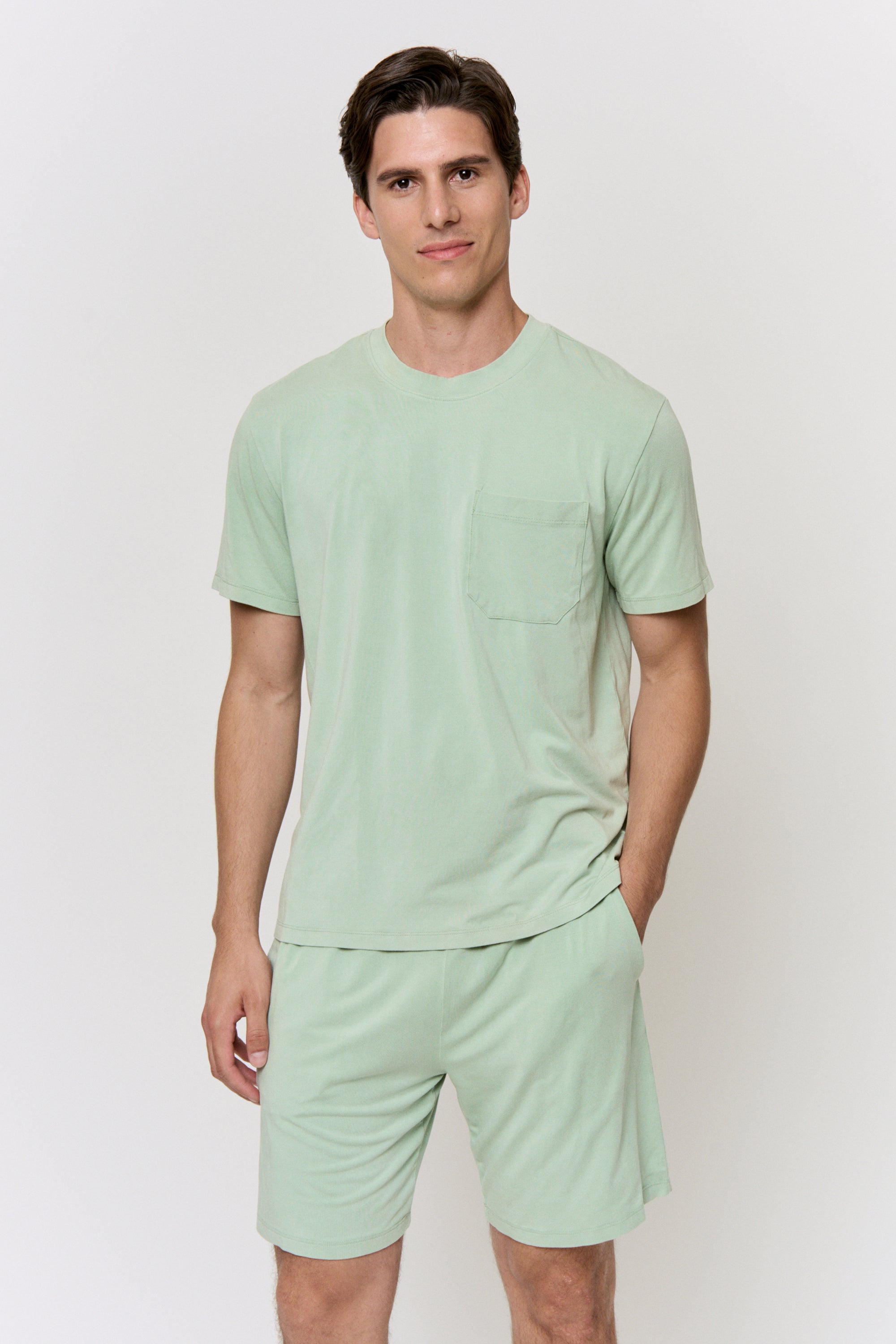 Mulberry-Dyed Modal Drawstring Short