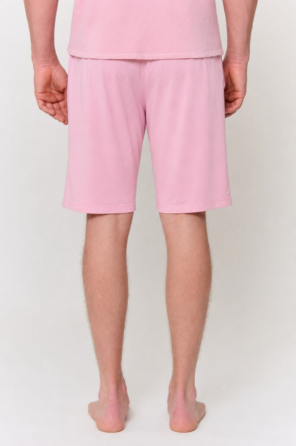 Cochineal-Dyed Modal Drawstring Short in naturally dyed fabric by AGA Nature