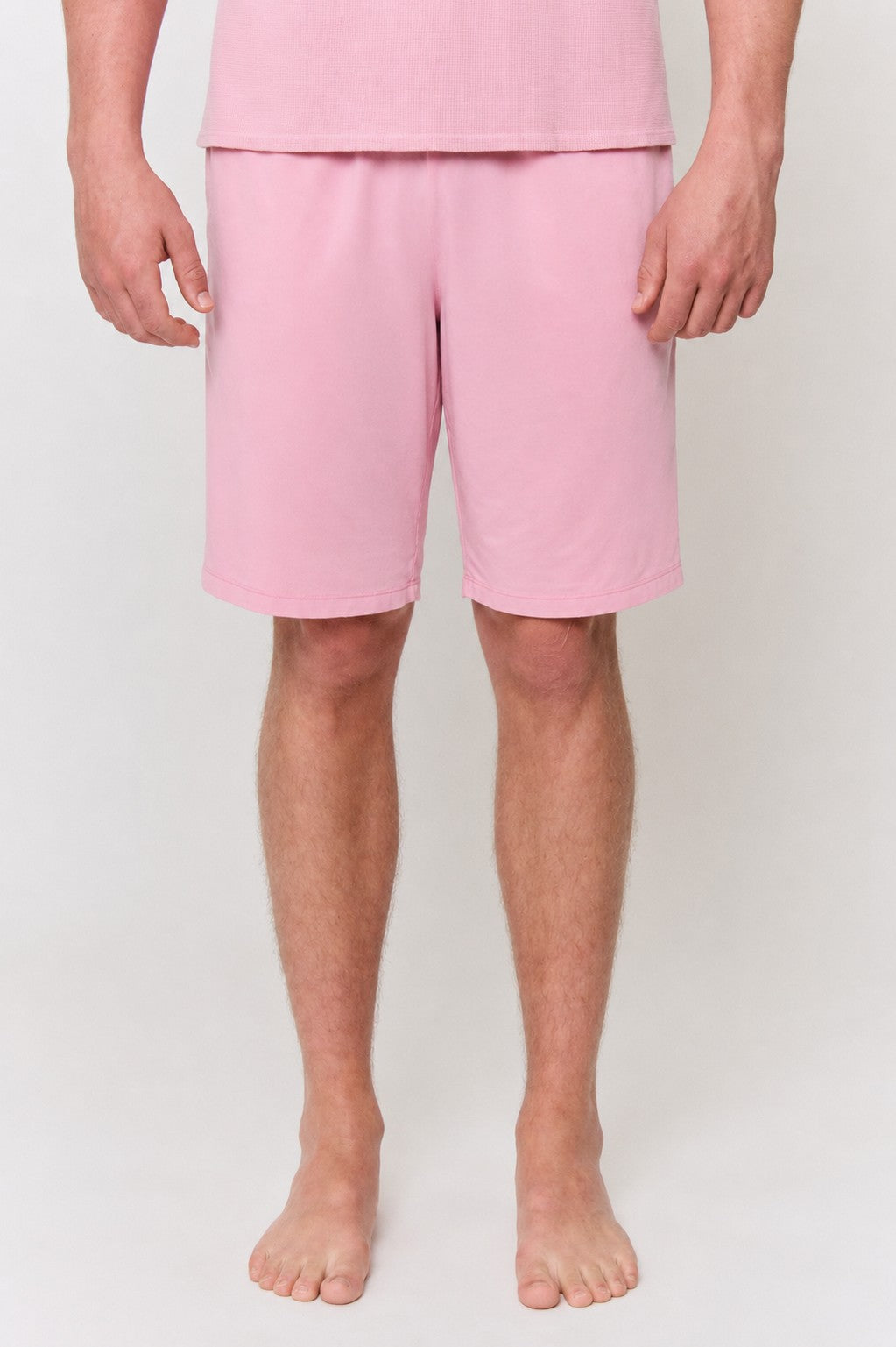 Cochineal-Dyed Modal Drawstring Short in naturally dyed fabric by AGA Nature