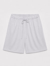 Red Cabbage-Dyed Modal Drawstring Short in naturally dyed fabric by AGA Nature