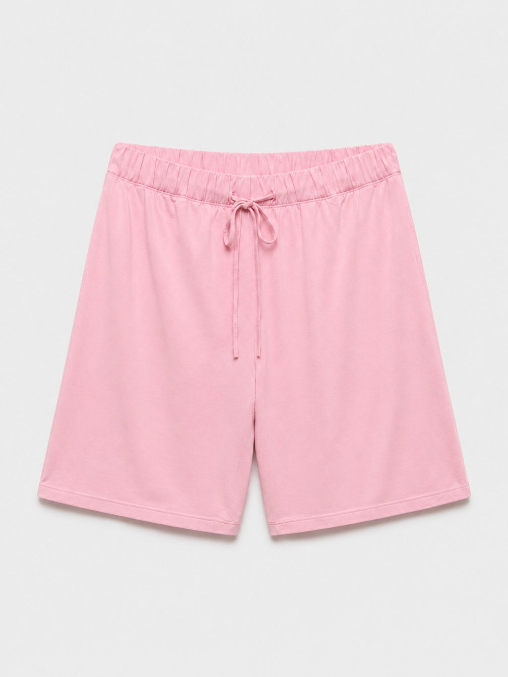 Cochineal-Dyed Modal Drawstring Short in naturally dyed fabric by AGA Nature