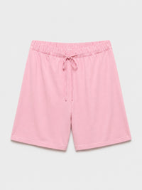 Cochineal-Dyed Modal Drawstring Short in naturally dyed fabric by AGA Nature