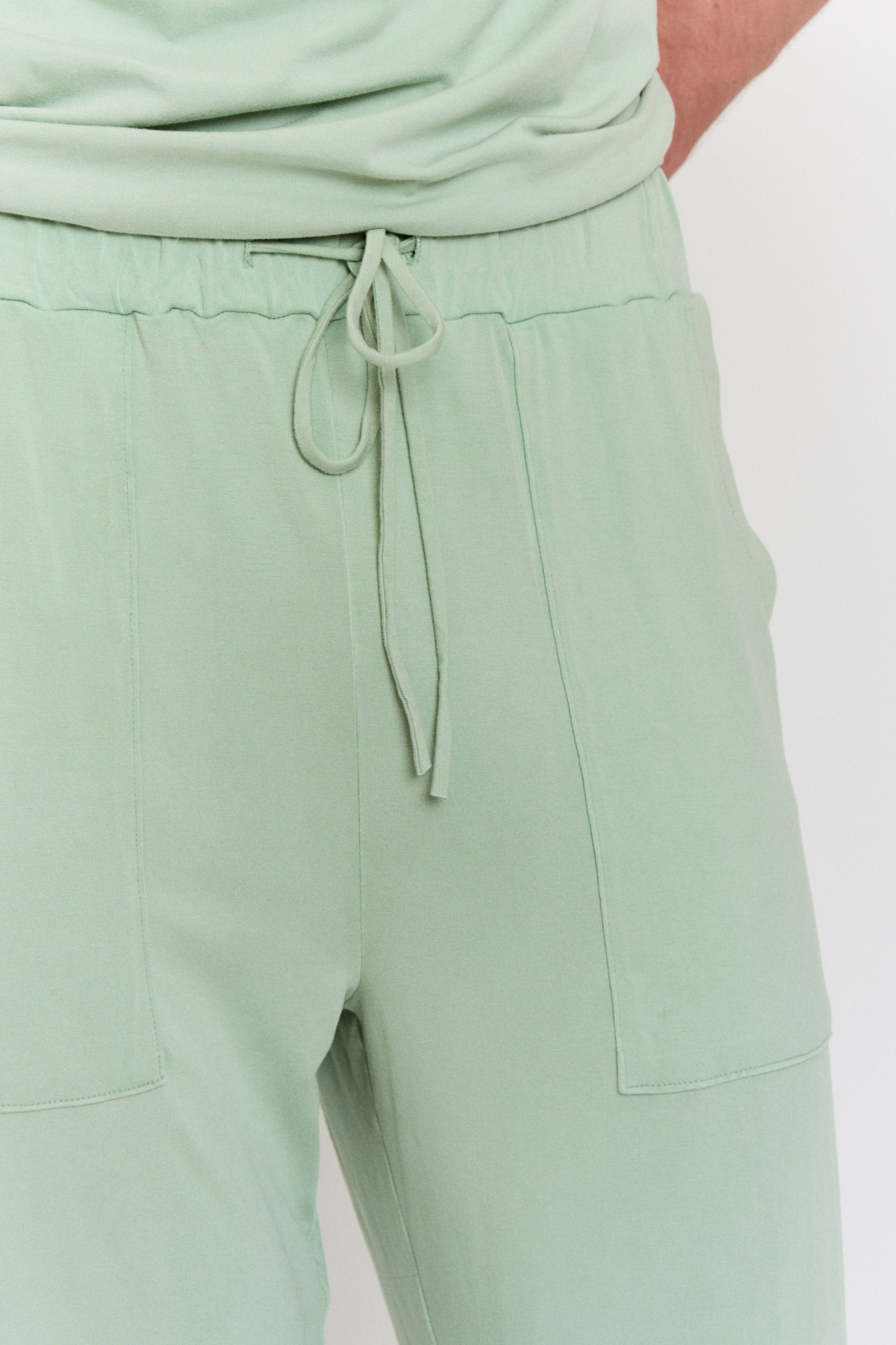 Mulberry-Dyed Modal Patch-Pocket Pant