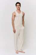 Walnut-Dyed Modal Patch-Pocket Pant
