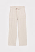 Walnut-Dyed Modal Jersey Drawstring Pants