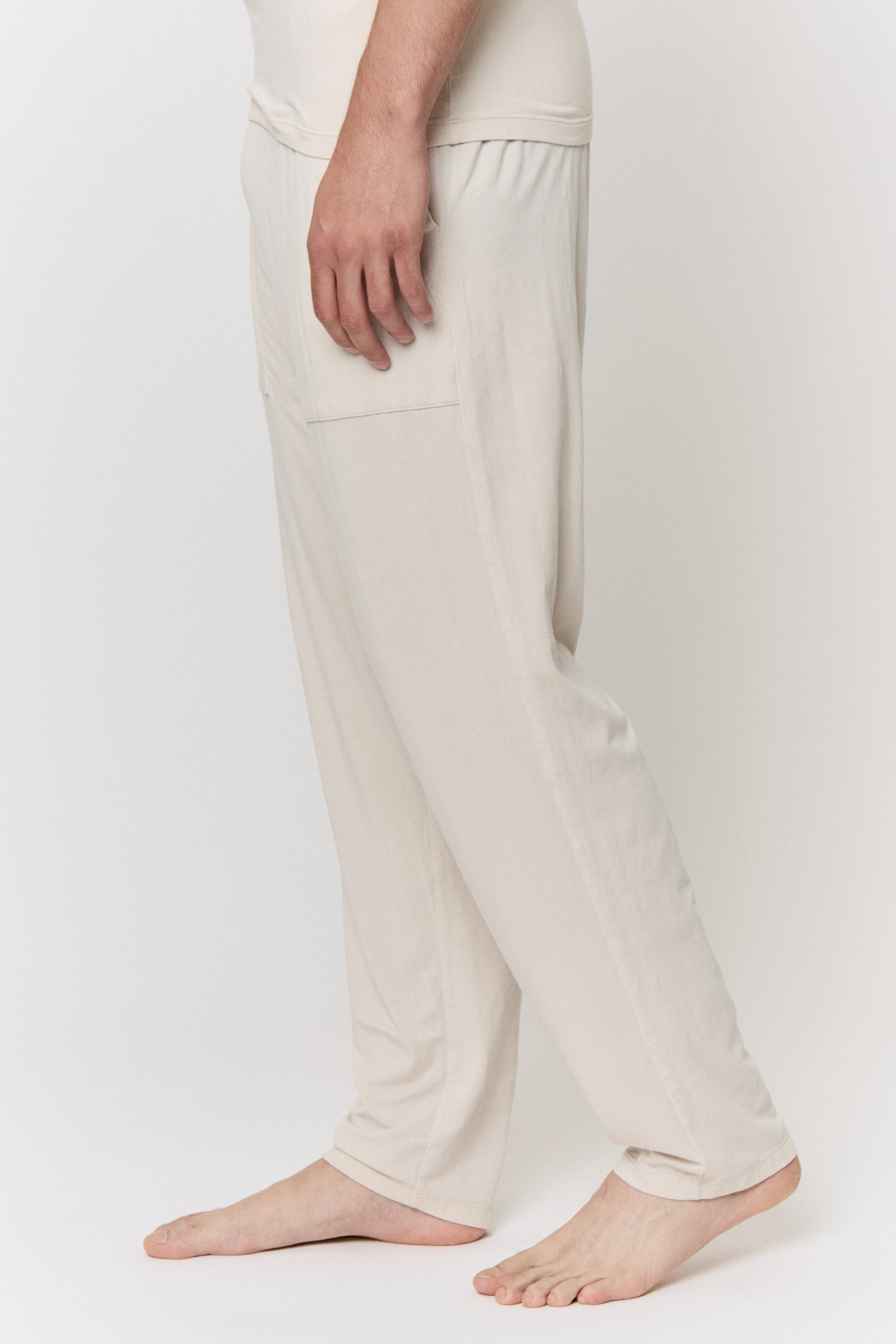 Walnut-Dyed Modal Patch-Pocket Pant in naturally dyed fabric by AGA Nature