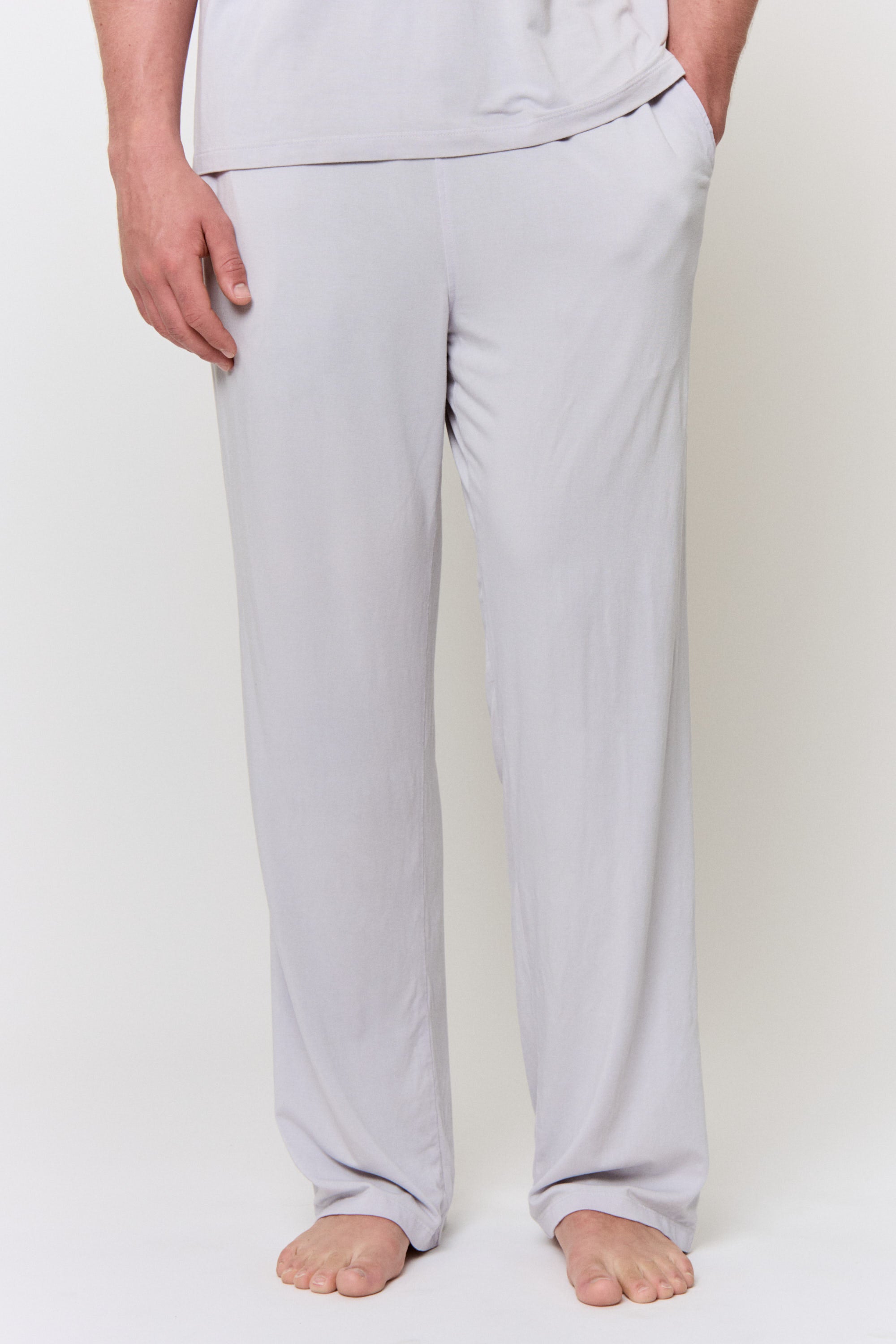 Red Cabbage-Dyed Modal Side-Pocket Pant in naturally dyed fabric by AGA Nature