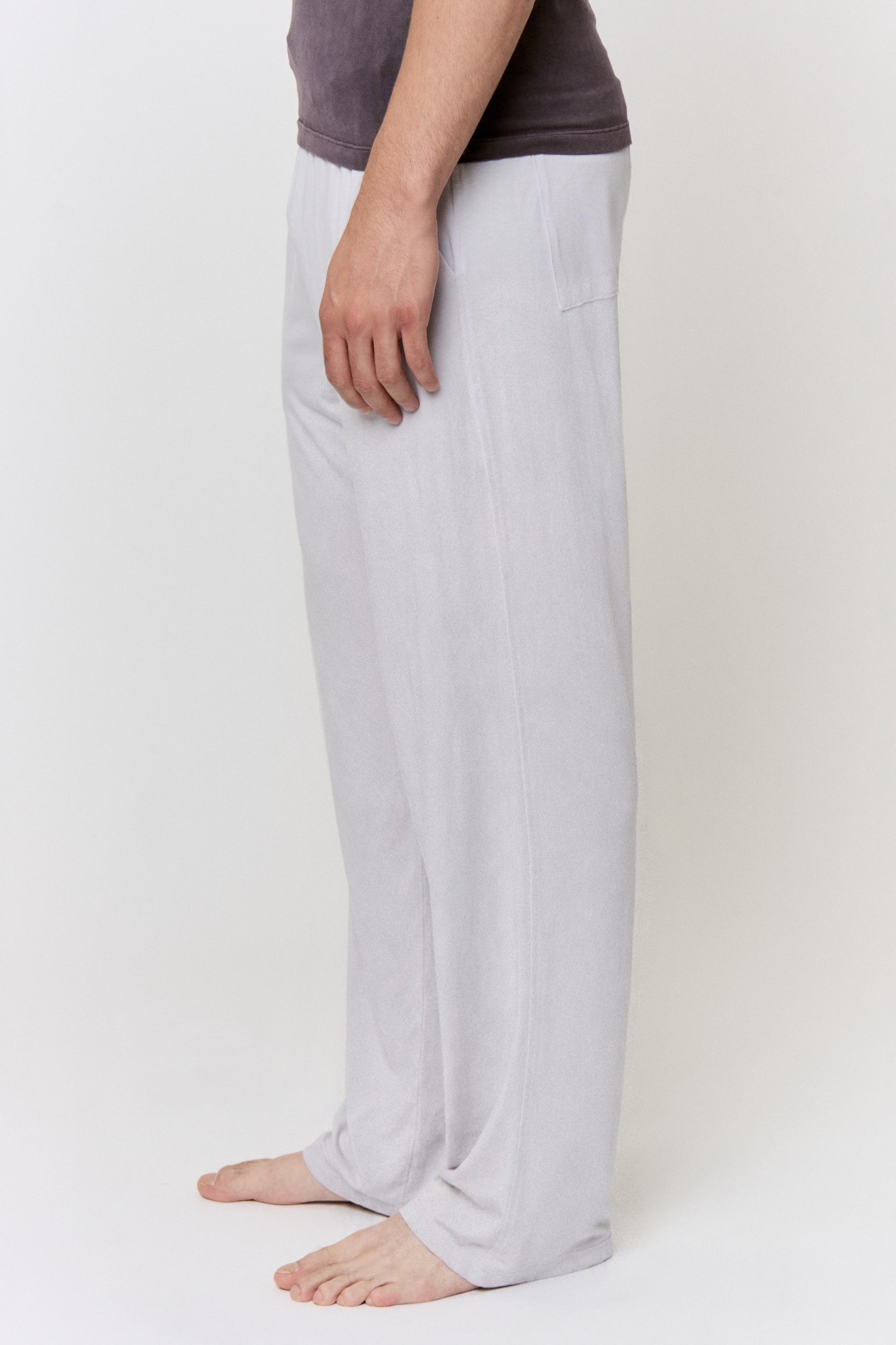 Red Cabbage-Dyed Modal Side-Pocket Pant in naturally dyed fabric by AGA Nature