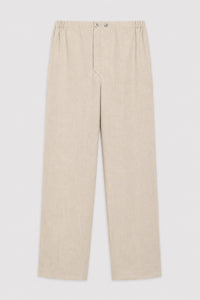 Walnut-Dyed Linen Pajama Set in naturally dyed fabric by AGA Nature