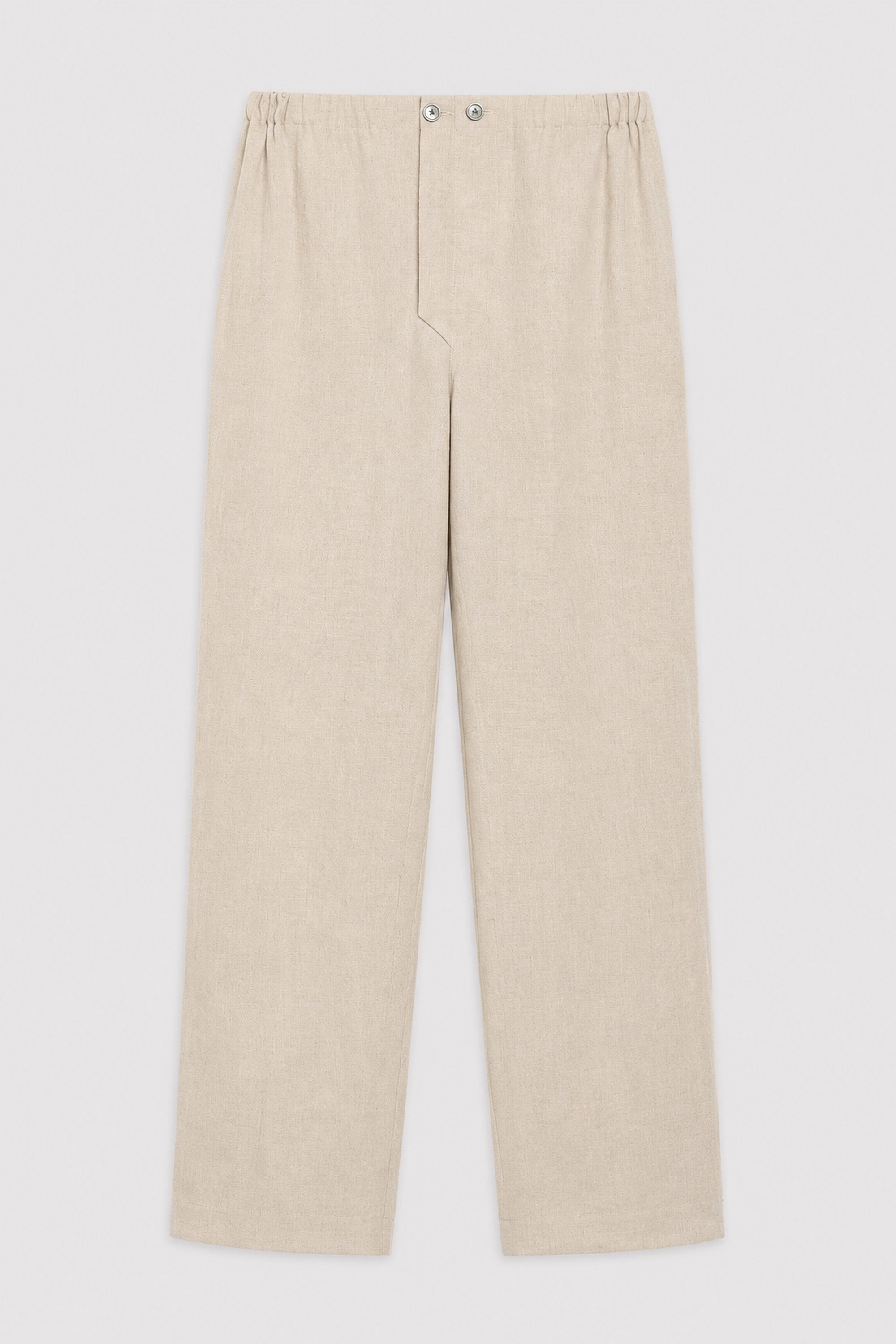 Walnut-Dyed Linen Pajama Set in naturally dyed fabric by AGA Nature