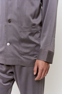 Myrobalan-Dyed Silk Pajama Set in naturally dyed fabric by AGA Nature