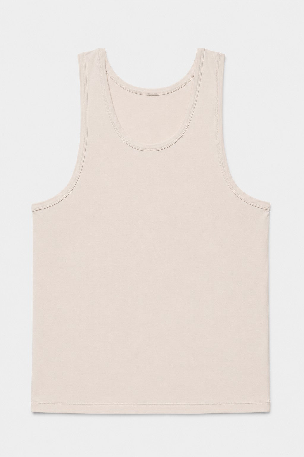 Walnut-Dyed Modal Scoop-Neck Tank in naturally dyed fabric by AGA Nature