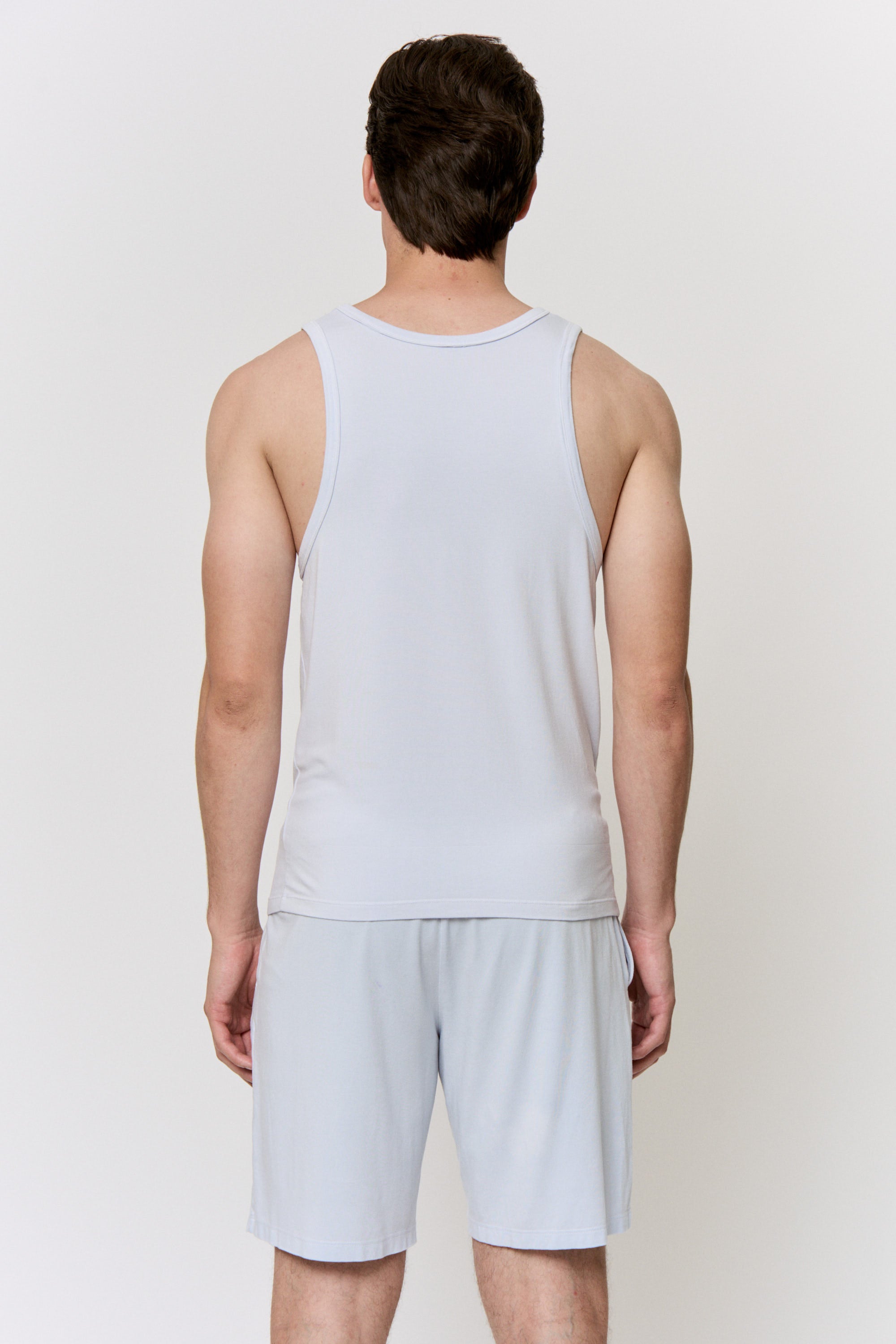 Red Cabbage-Dyed Modal Scoop-Neck Tank in naturally dyed fabric by AGA Nature