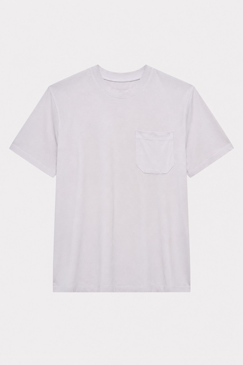 Red Cabbage-Dyed Modal Pocket-Tee in naturally dyed fabric by AGA Nature