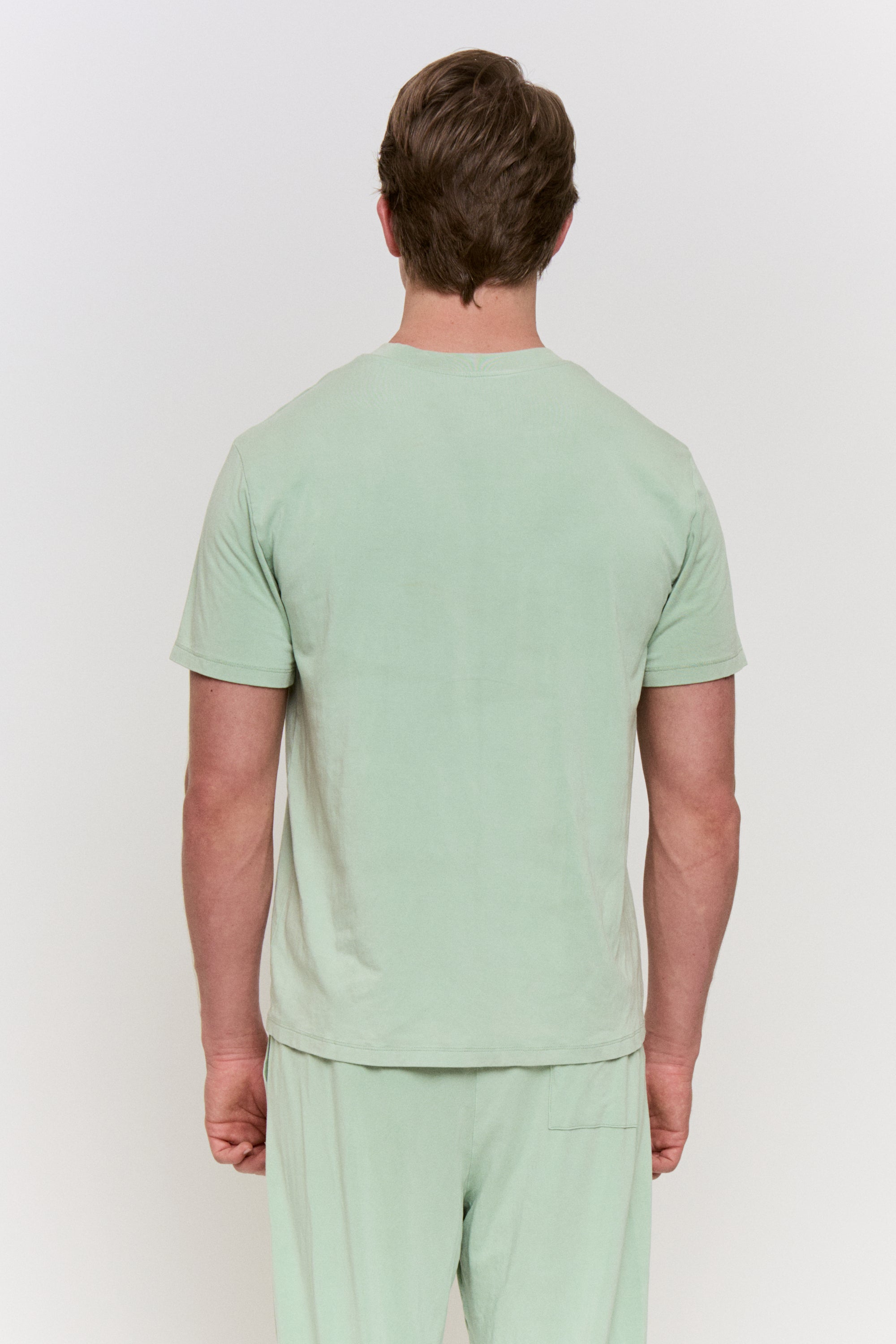 Mulberry-Dyed Modal Pocket-Tee