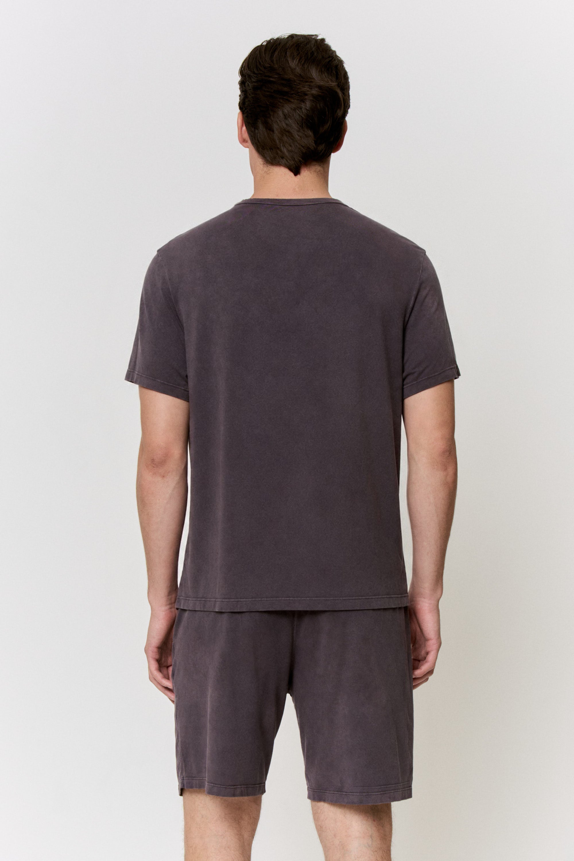 Myrobalan-Dyed Modal Short-Sleeve Top in naturally dyed fabric by AGA Nature