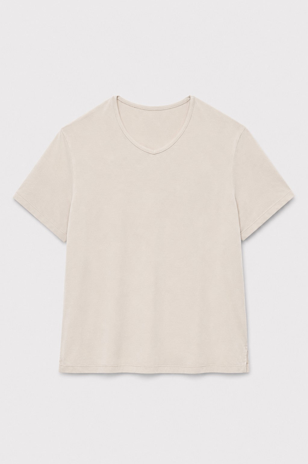 Walnut-Dyed Modal Short-Sleeve Top in naturally dyed fabric by AGA Nature