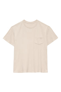 Walnut-Dyed Waffle Pocket-Tee — Pure Renee project reference by AGA Nature