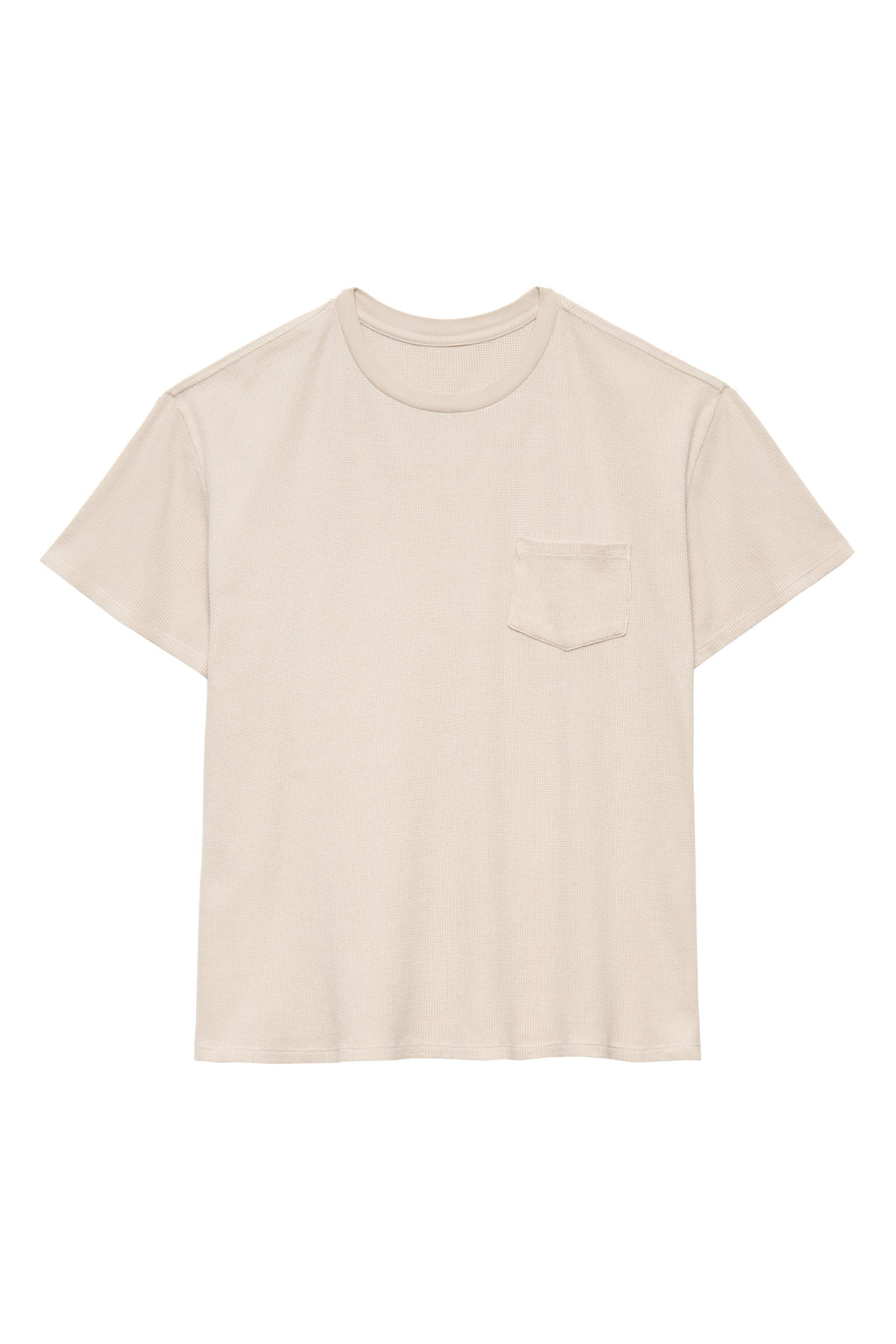 Myrobalan-Dyed Waffle Pocket-Tee