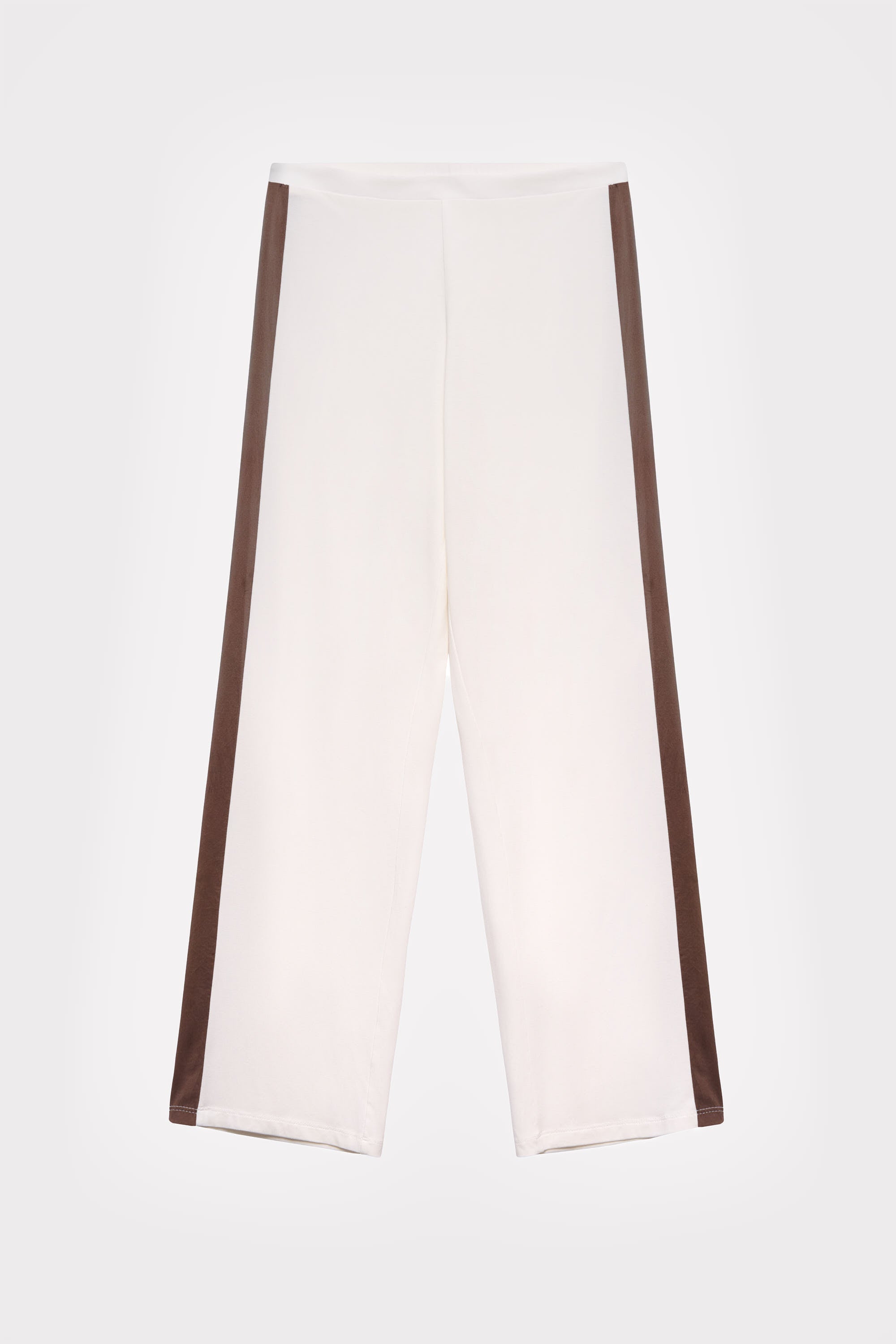 Undyed Silk Trim Pajama Set in naturally dyed fabric by AGA Nature