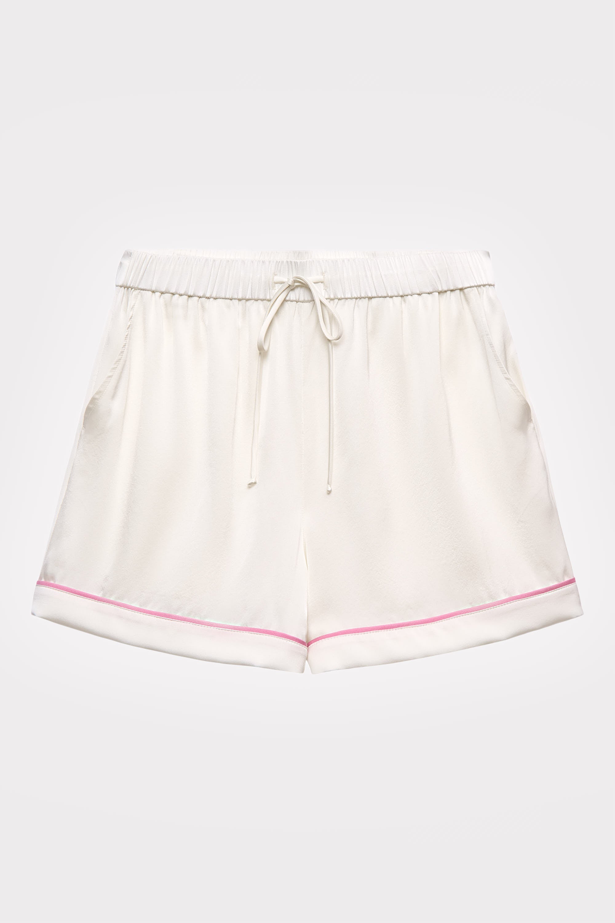Undyed Amelie Silk Pajama Set in naturally dyed fabric by AGA Nature