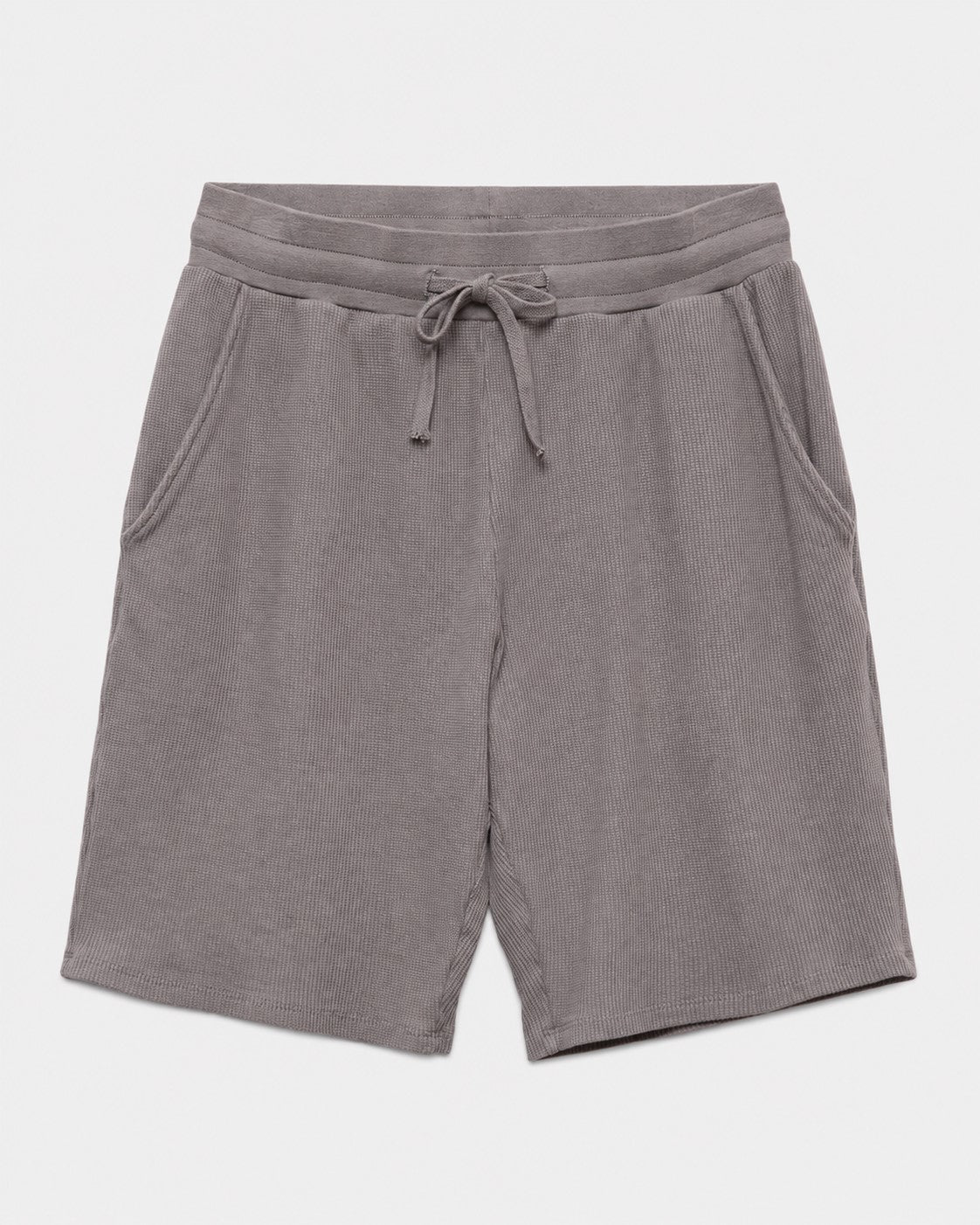 Myrobalan-Dyed Waffle Drawstring Short in naturally dyed fabric by AGA Nature