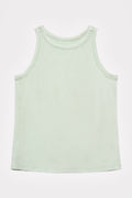 Mulberry-Dyed Modal High-Neck Tank