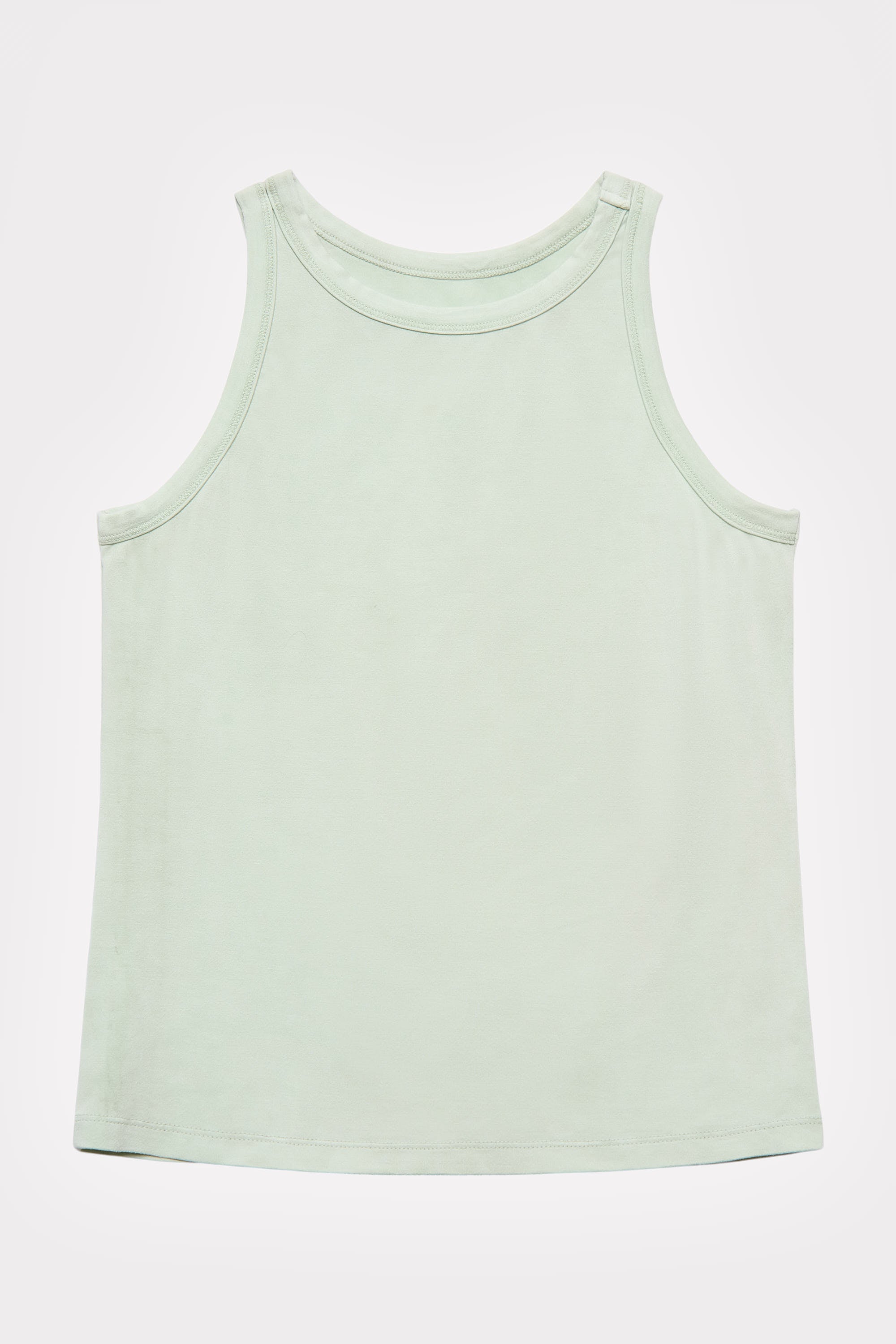 Mulberry-Dyed Modal Round-Neck Tank in naturally dyed fabric by AGA Nature