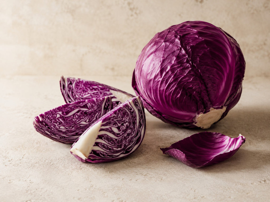 Red Cabbage-Dyed Silk Mini-Slip Dress