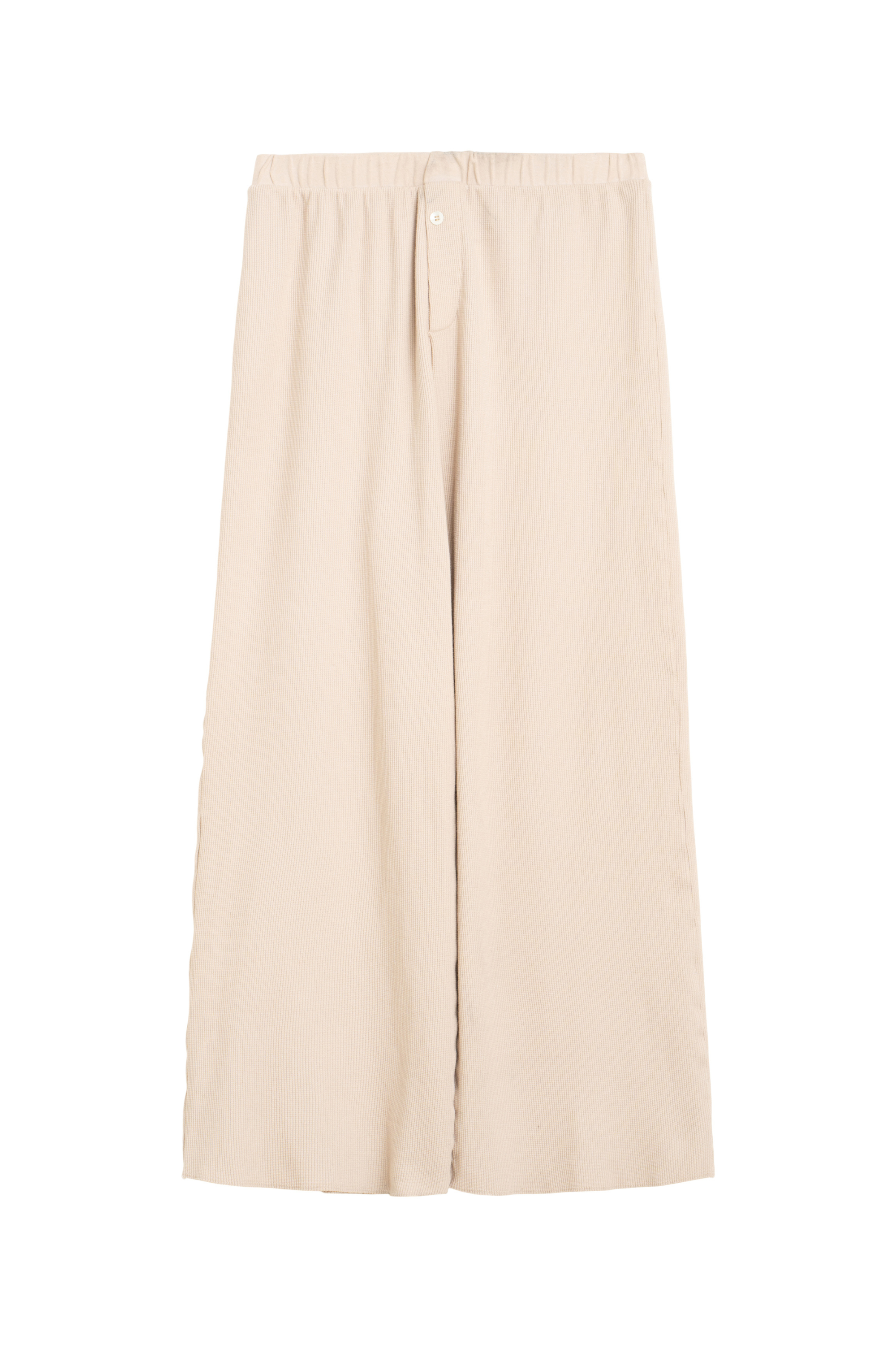 Walnut Hull Dyed Cotton Modal Wide Leg Pants