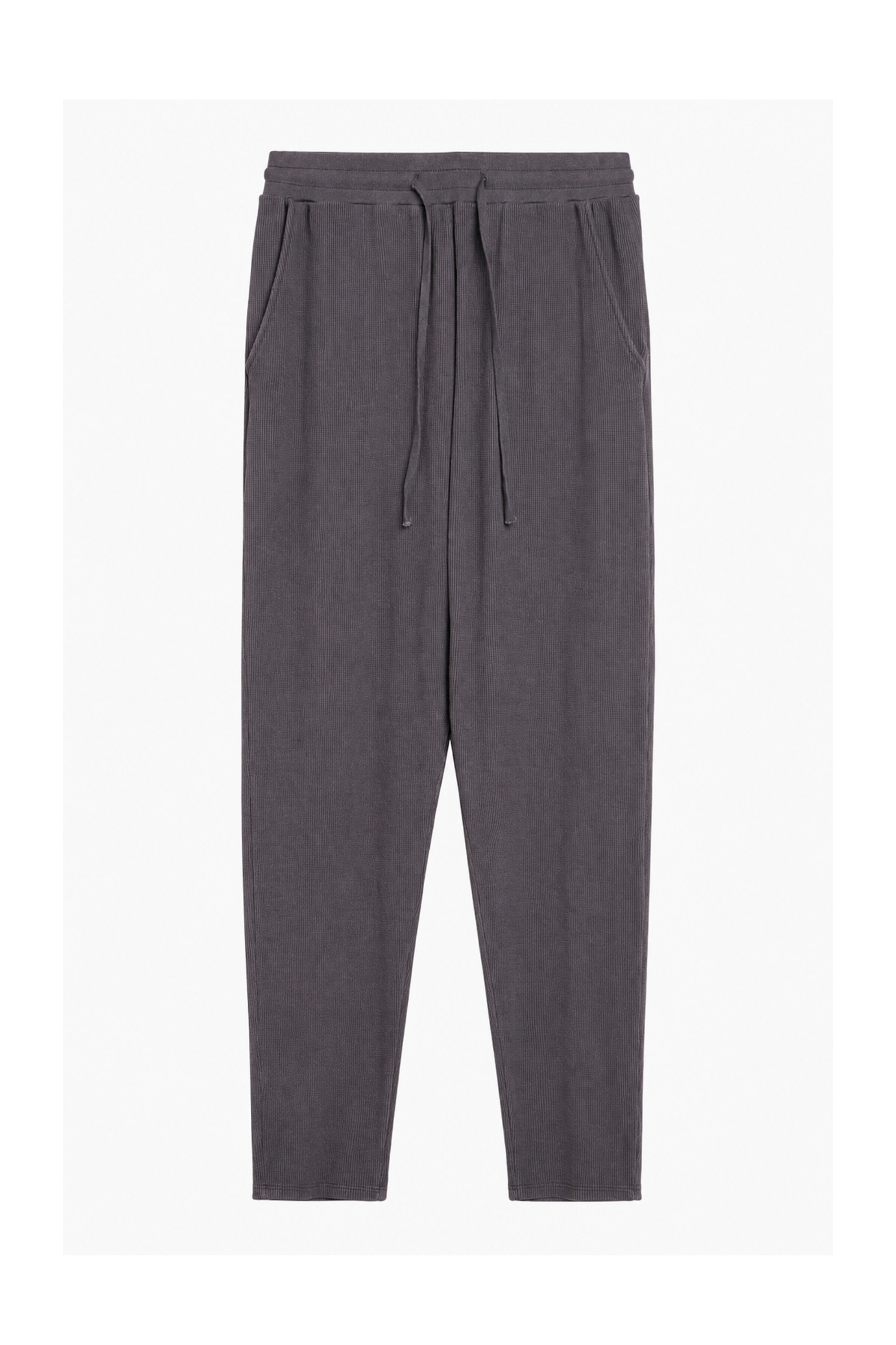 Myrobalan Dyed Cotton Modal Waffle Drawstring Pant