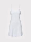 Red Cabbage-Dyed 19mm Silk Slip Dress
