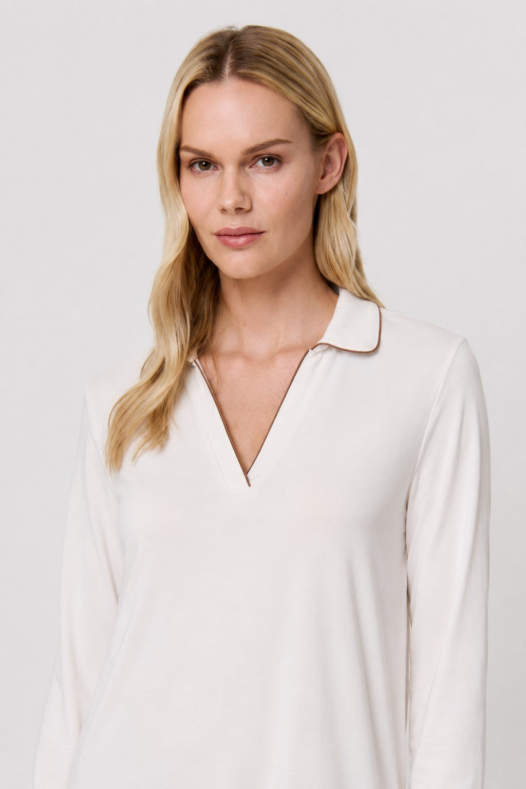 Undyed Modal Sleep-Shirt Dress in naturally dyed fabric by AGA Nature