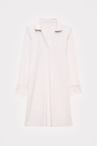 Alkanet-Dyed Modal Sleep-Shirt Dress in naturally dyed fabric by AGA Nature